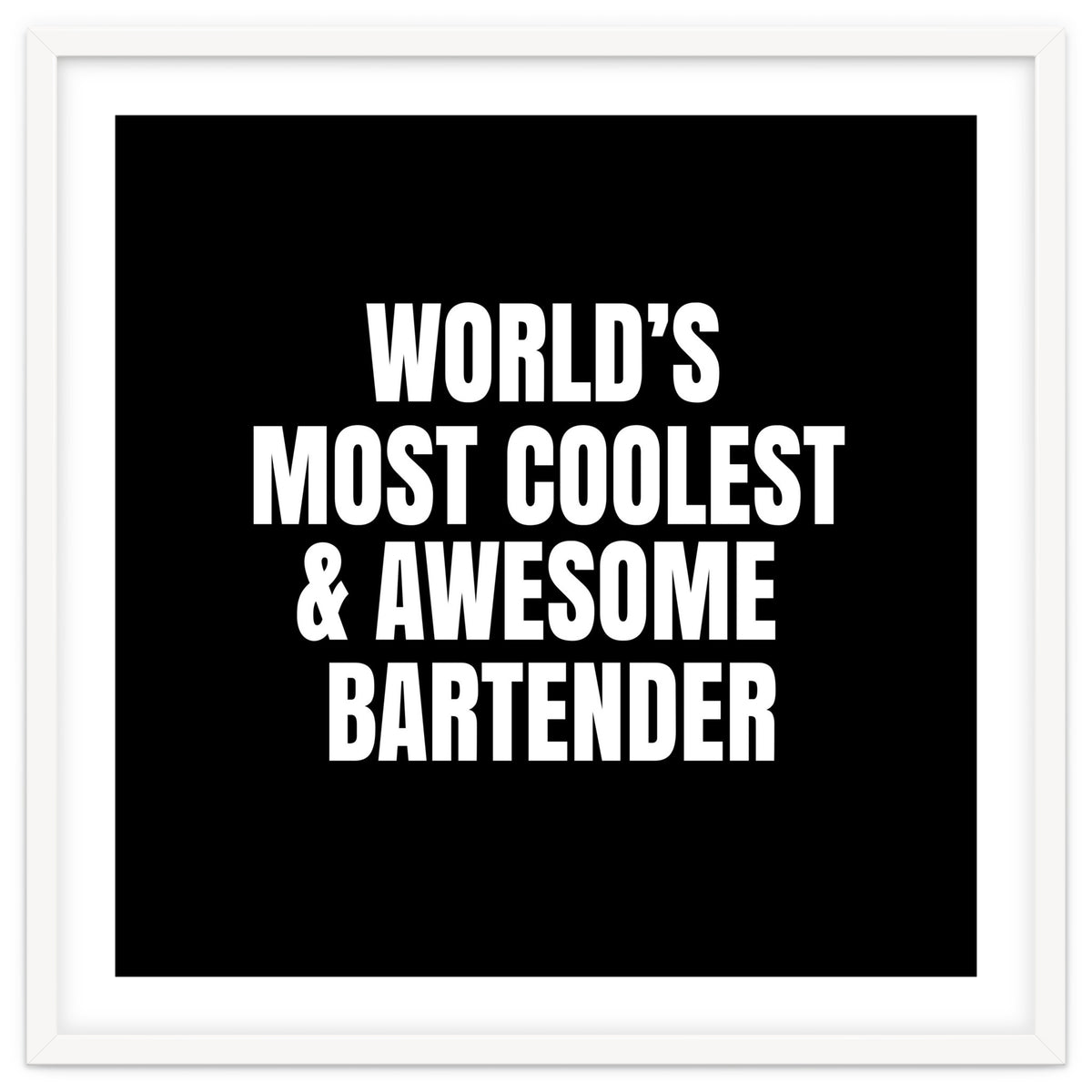 World's most coolest and awesome bartender