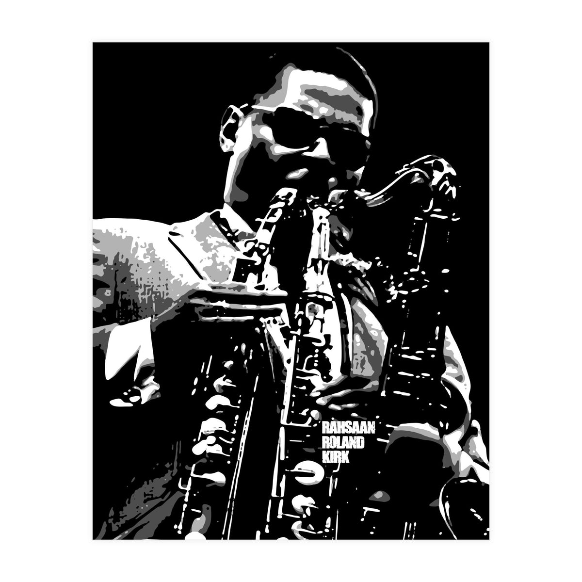 Rahsaan Roland Kirk Jazz Music Legend 3 (Print Only)