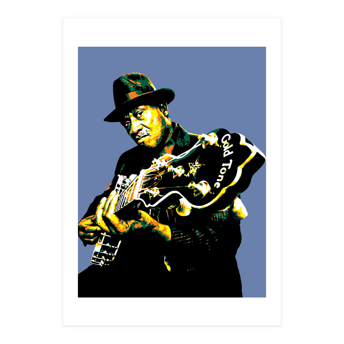 Taj Mahal American Blues Musician Legend (Print Only)