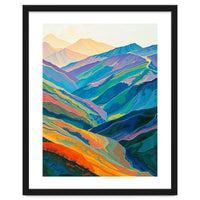 Abstract Mountain Landscape