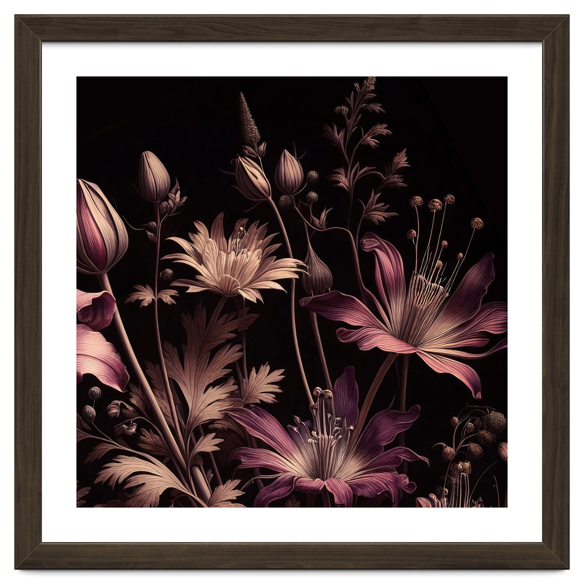 VINTAGE COLOURFUL BOTANICAL-10A-1