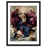 'The Coronation of the Virgin', ca. 1635, Spanish School, Oil on canvas, 176 cm x 124 cm, P01168. thumbnail