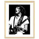 Neil Young Musician Legend in Grayscale thumbnail