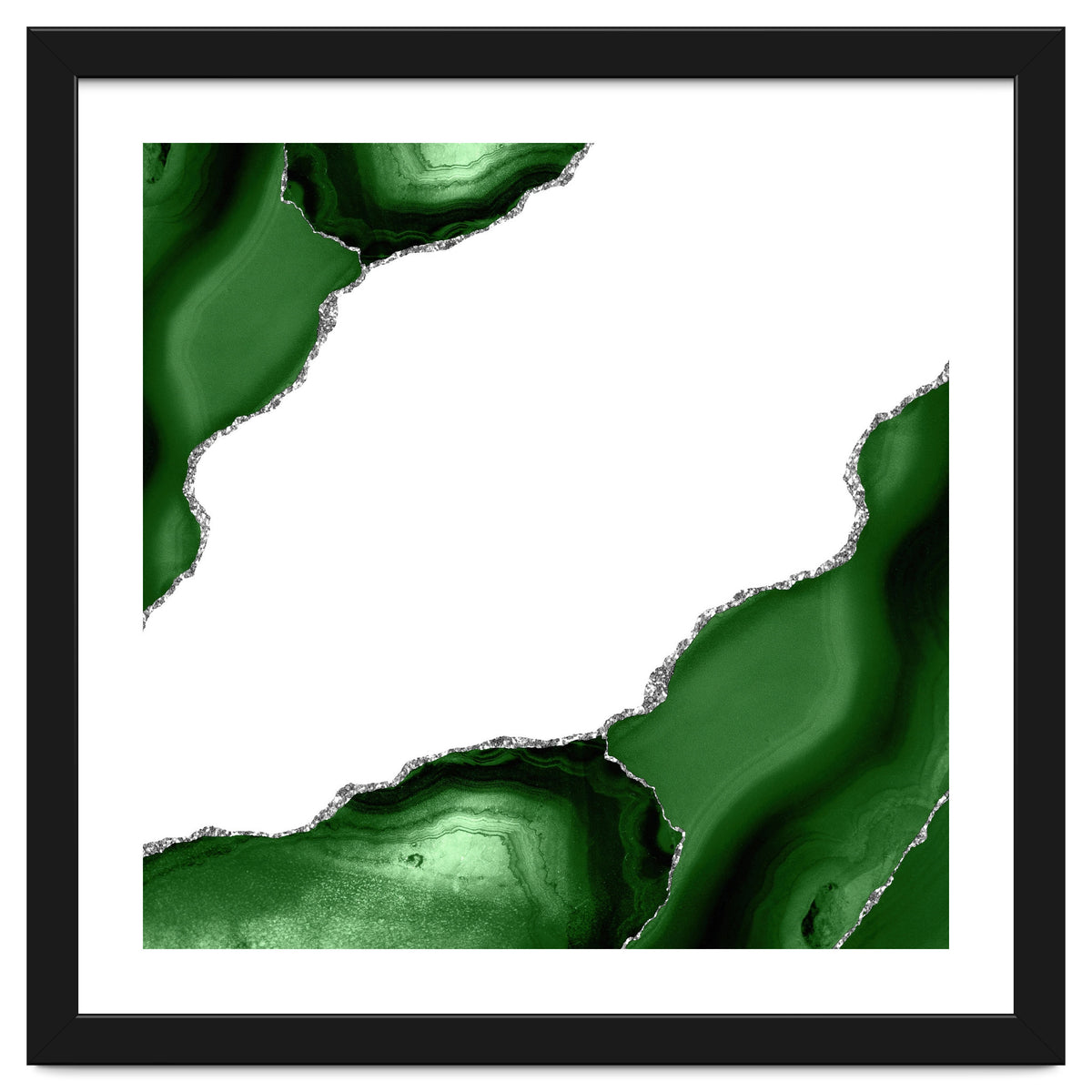 Green & Silver Agate Texture 16