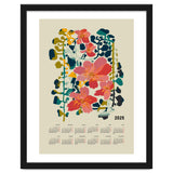 Calendar 2025 colorful orchid thumbnail