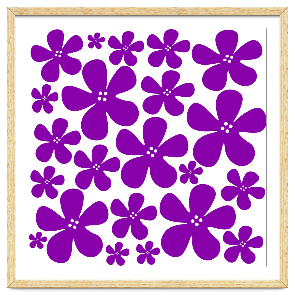 Purple Flowers Pattern