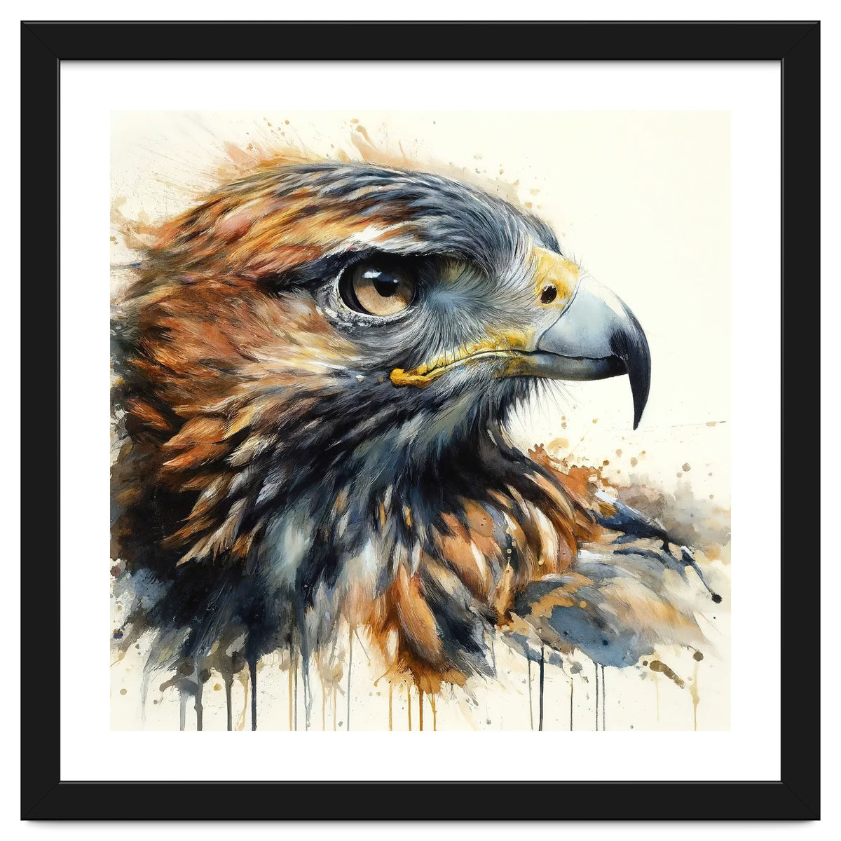 Eagle Gaze Across The Horizon