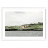 Red house on the shore - Iceland thumbnail