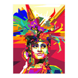 Beauty Traditional Ethnic Woman Pop Art (Print Only) thumbnail