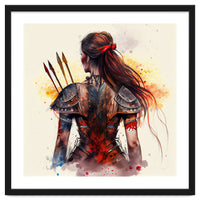 Powerful Warrior Back Woman #3