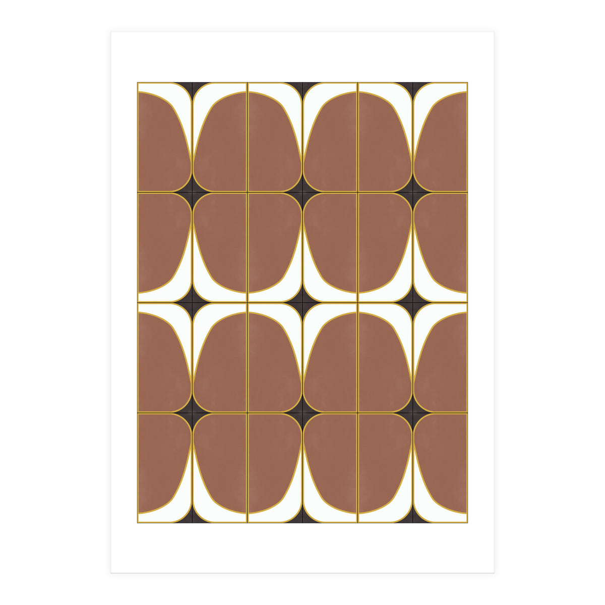 Elegant Sassy Seventies Tiles (Print Only)