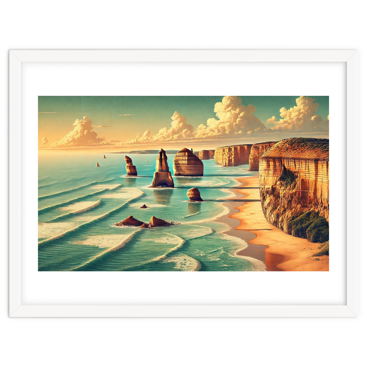 Vintage Australia, Great Ocean Road Poster