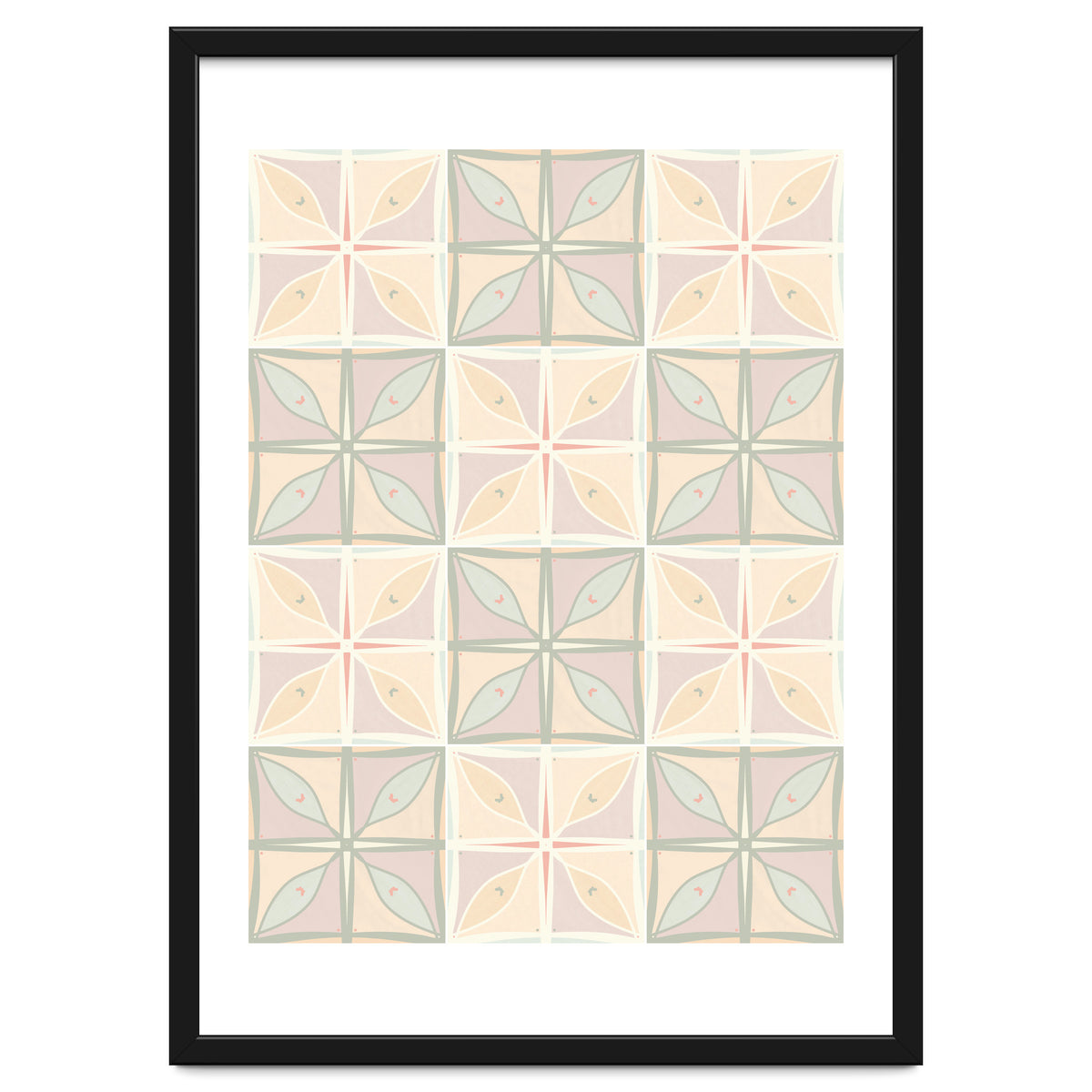 Old Style Pastels Kitchen Tiles