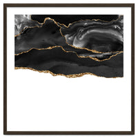 Black & Gold Agate Texture 05