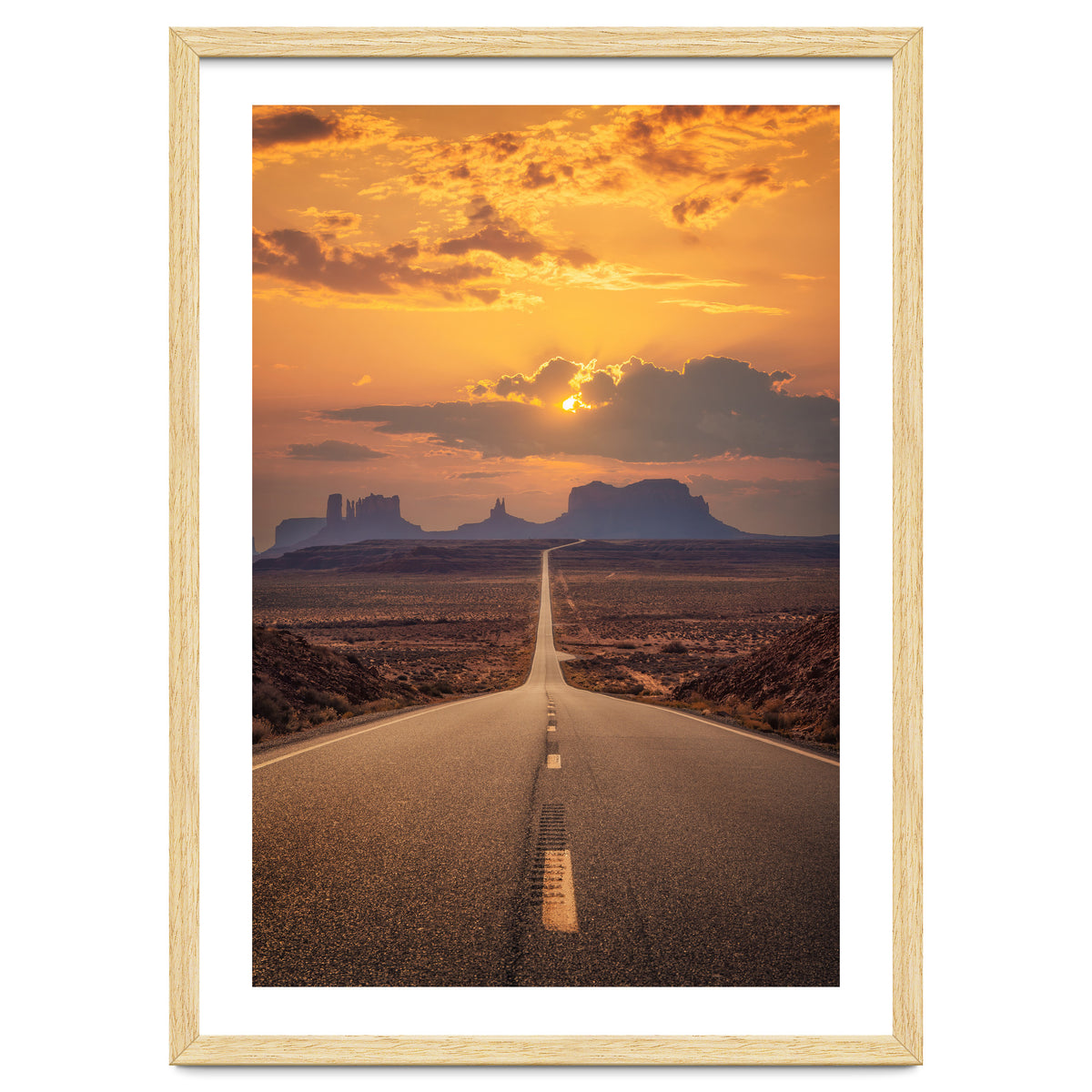 Famous Forrest Gump Road - Monument Valley