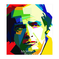 Marlon Brando Hollywood Legend Pop Art WPAP (Print Only)