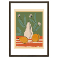 Abstract Pear Still Life
