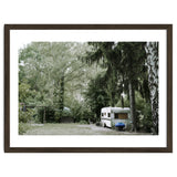 Travel trailer in the green garden thumbnail