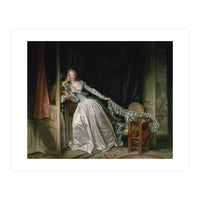 Jean-Honoré Fragonard – The Stolen Kiss | Elegant Rococo Romance & Secret Intimacy (Print Only)