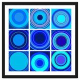 Circles & Rectangles Alt Blue 3 X 3: 3 thumbnail
