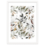 Watercolor Leaves Neutral Gray thumbnail