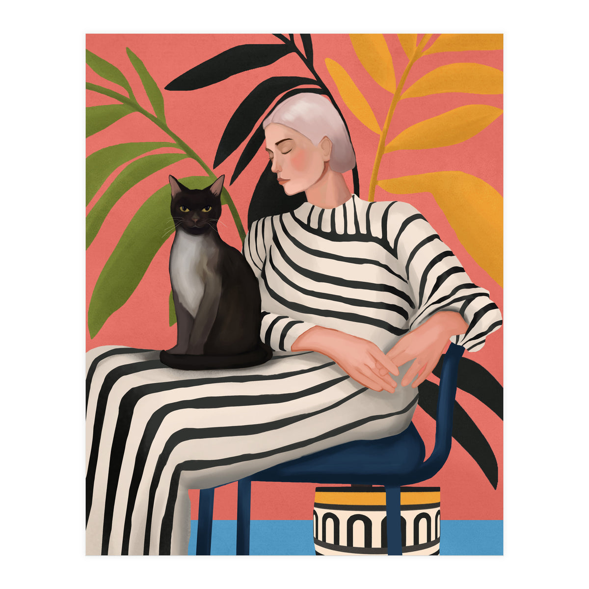 The Cat And The Calm (Print Only)