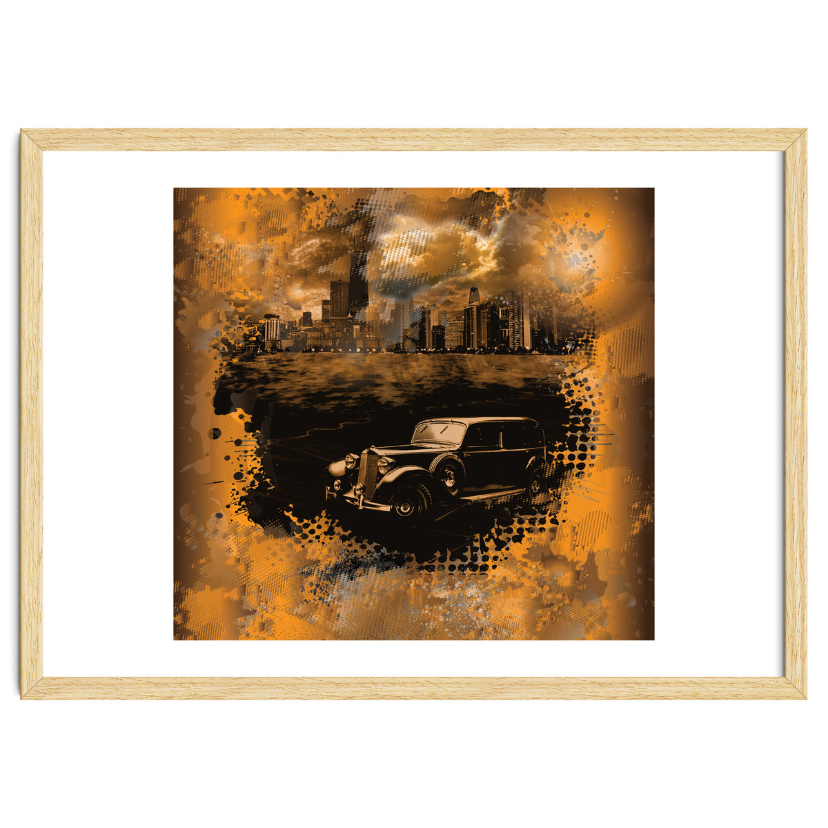 Chicago Waterfront Monochrome