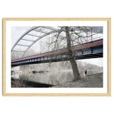 Fishing man under the bridge thumbnail