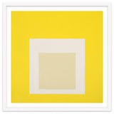 JOSEF ALBERS - HOMAGE TO THE SQUARE YELLOW WHITE thumbnail