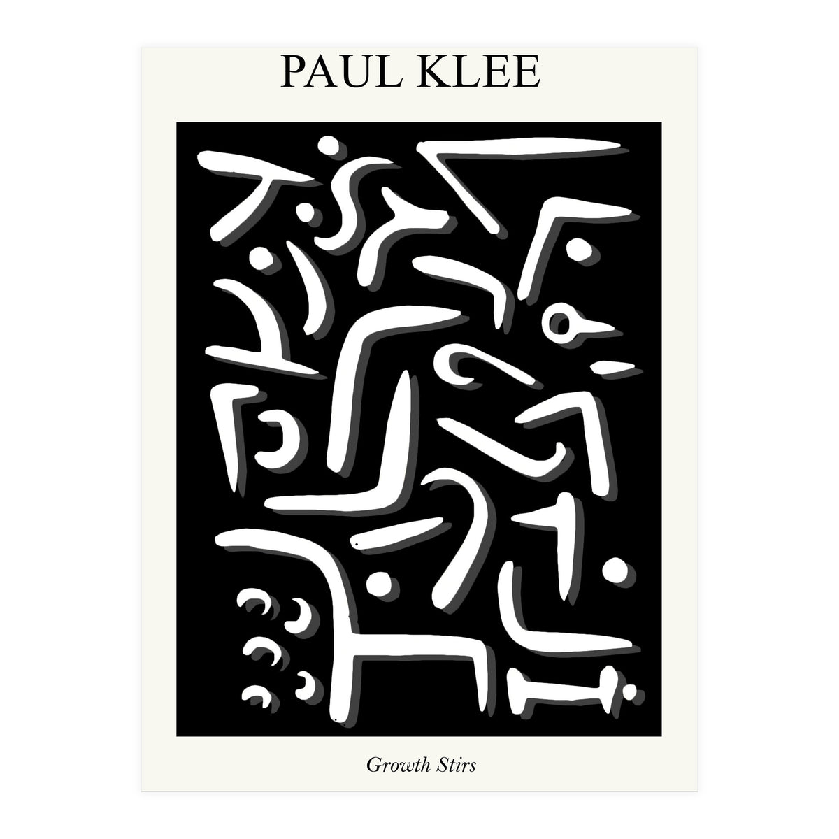 Growth Stirs — Inspired by Paul Klee (Print Only)