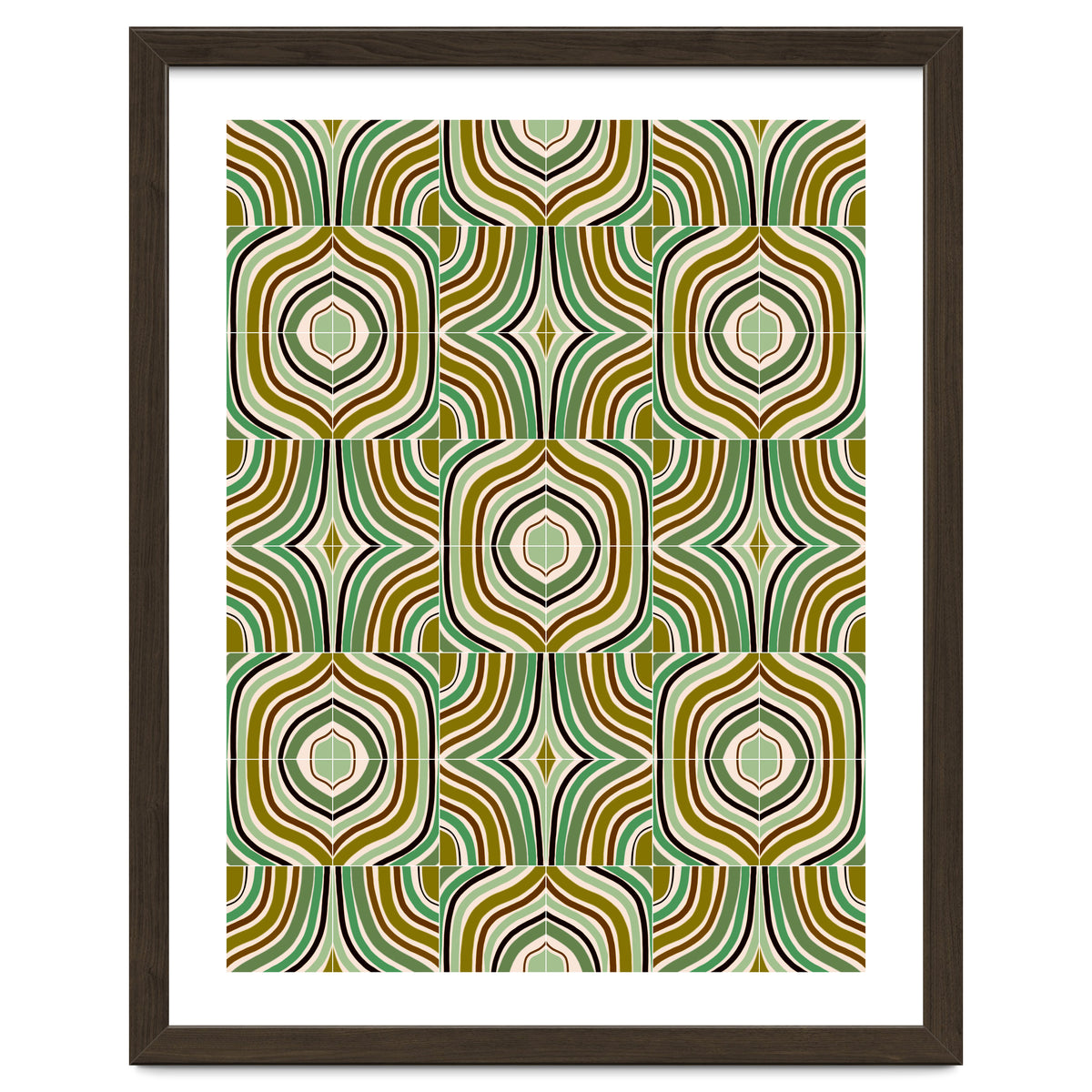 Jade Retro Rainbow Tiles