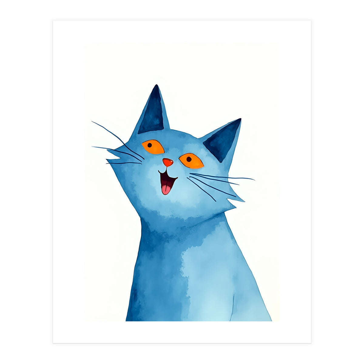 Eyes Orange (Print Only)