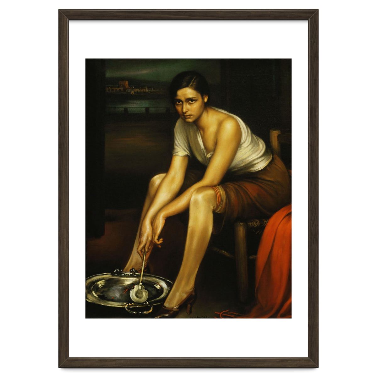 Julio Romero de Torres / 'La chiquita piconera', 1930, Oil on canvas, 100 x 80 cm.