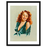 Portrait Of A Redhead Pinup Woman thumbnail