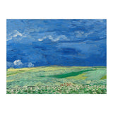Wheatfield under Thunderclouds. Date: July 1890, Auvers-sur-Oise. Dimensions: 50.4 cm x 101.3 cm,... (Print Only) thumbnail