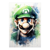 Luigi Super mario (Print Only)