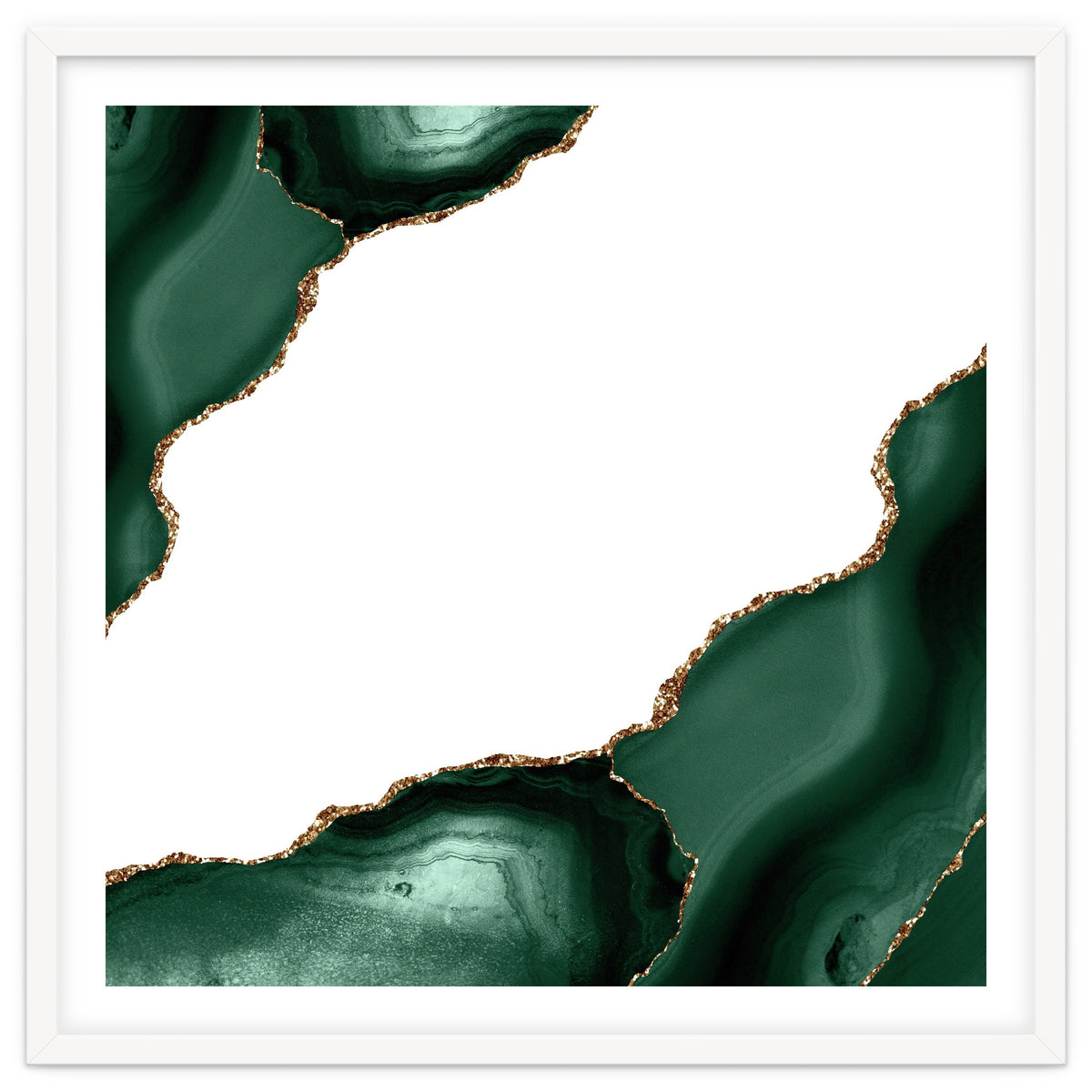 Emerald & Gold Agate Texture 16