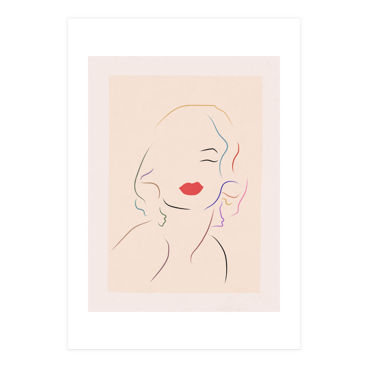 Marilyn's Kiss (Print Only)