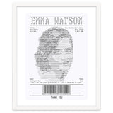 Receipt Art Emma Watson thumbnail
