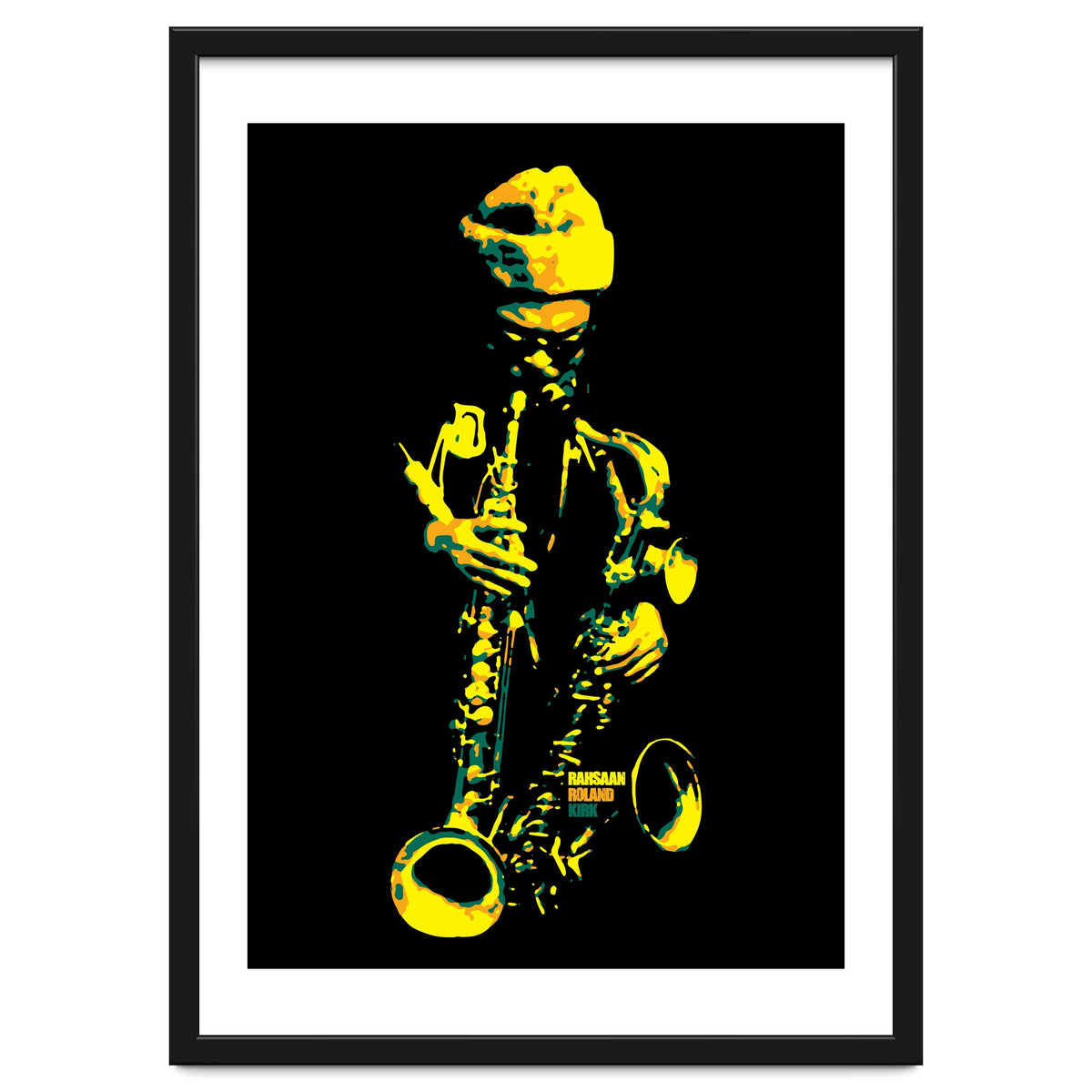 Rahsaan Roland Kirk in Pop Art