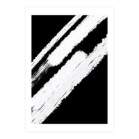 Abstract Brown and Black Lines (Print Only)