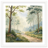 Atmospheric Forest Watercolor Painting thumbnail
