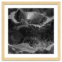 Black Glitter Agate Texture 05