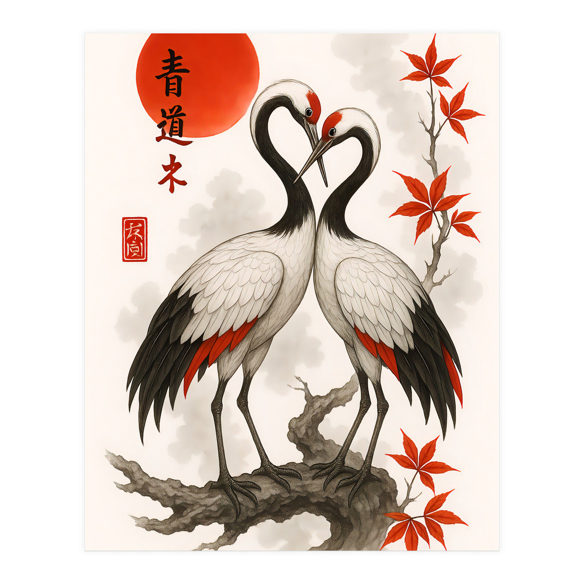 Crane Japanese (Print Only)