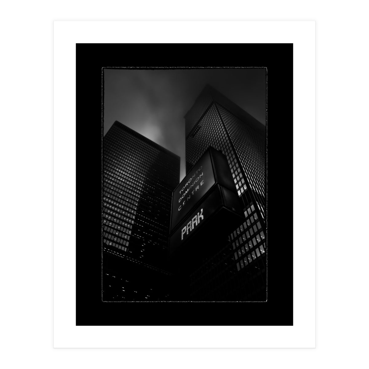 Downtown Fogfest No 16 with Border (Print Only)