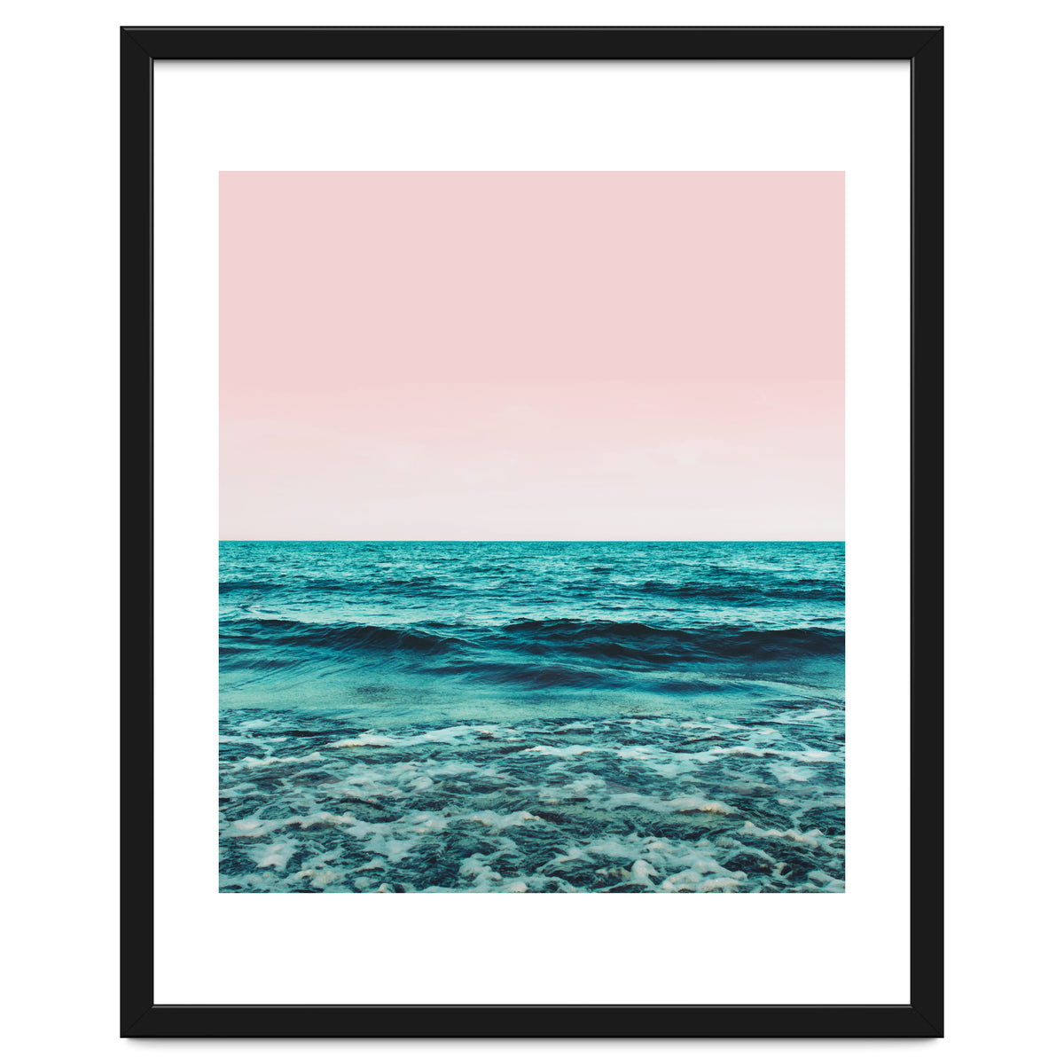 Ocean Love | Sea Beach Sand Waves Photography | Blush Nature Scenic Travel Island Digital