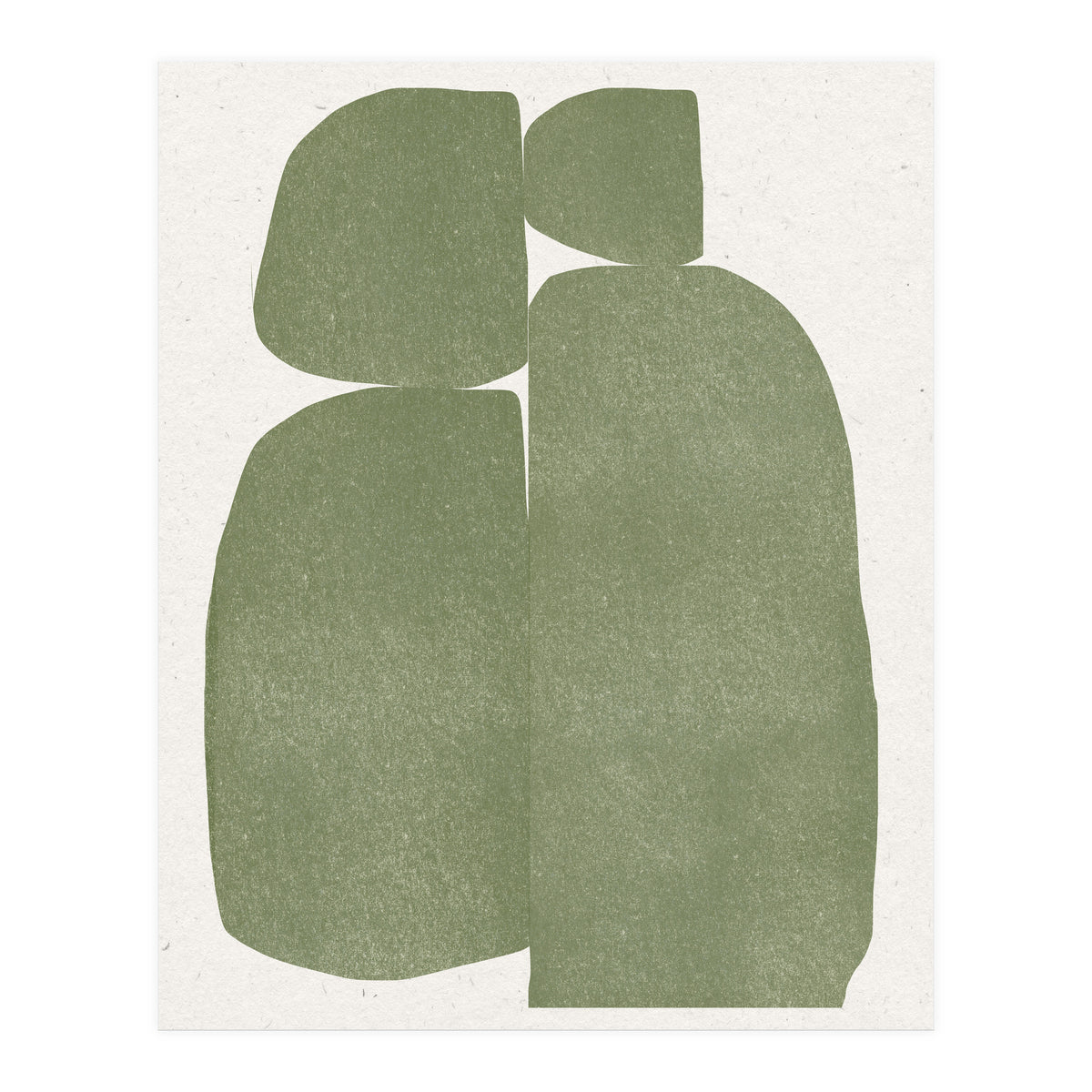 GREEN SHAPES NO.3 (Print Only)