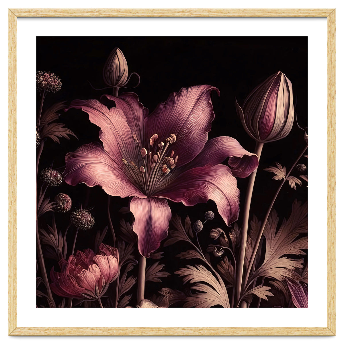 VINTAGE COLOURFUL BOTANICAL-10A-6