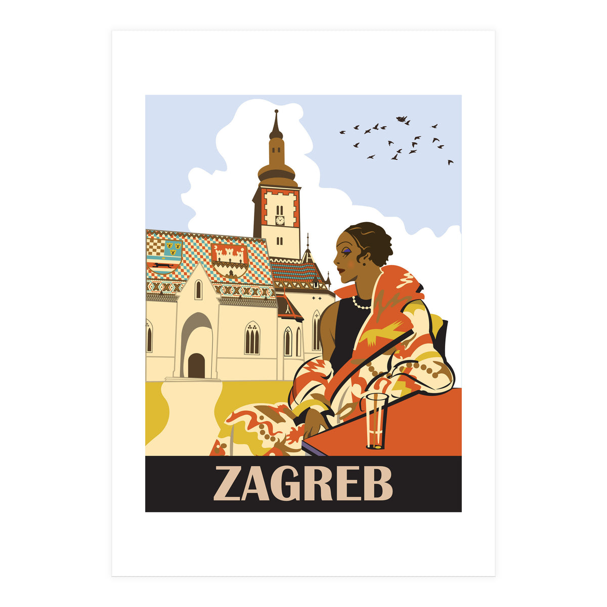 Zagreb, Croatia (Print Only)