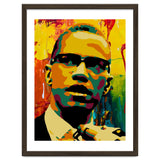 Malcolm X Colorful Abstract Art 2 thumbnail